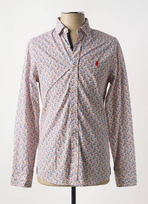 Chemise manches longues blanc MCS pour homme