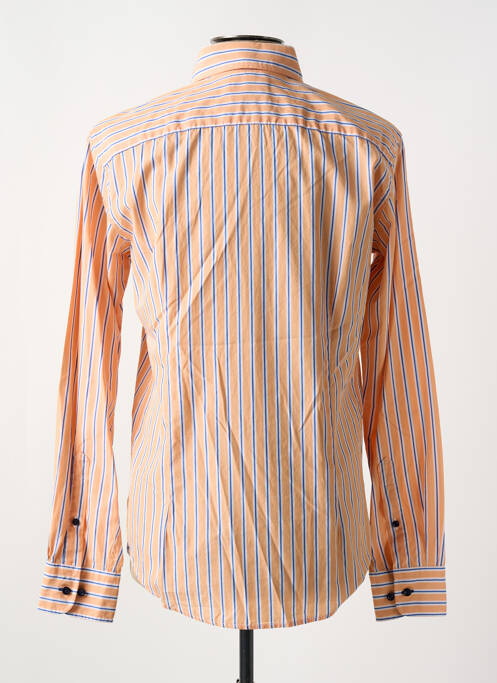 Chemise manches longues orange FYNCH-HATTON pour homme