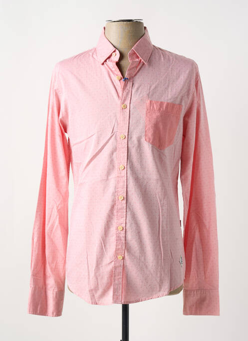 Chemise manches longues rose MEN OF ALL NATION pour homme