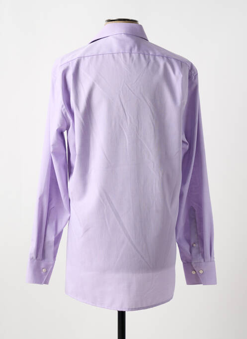 Chemise manches longues violet MARVELIS pour homme