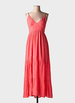 Robe longue manches longues manches longues rouge IT HIPPIE femme