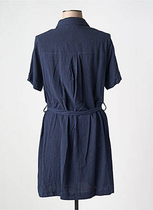 Robe courte manches courtes manches courtes bleu GRACE & MILA femme