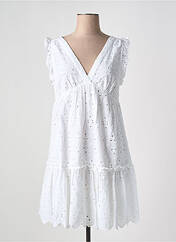 Robe courte blanc GOA pour femme seconde vue