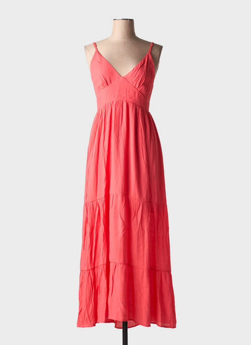 Robe longue manches longues manches longues rouge IT HIPPIE femme