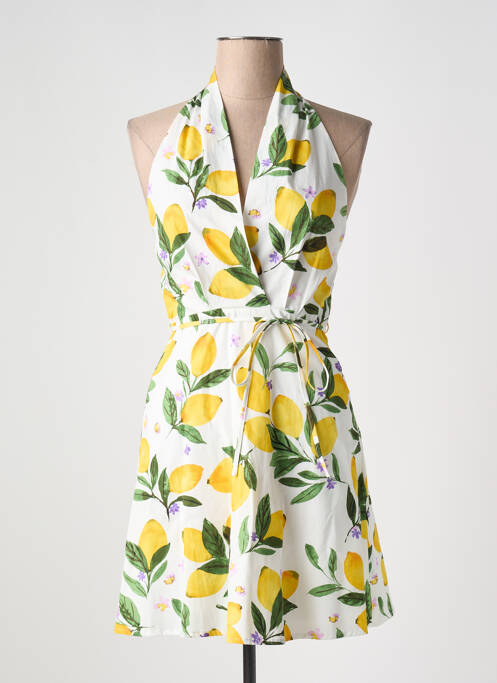 Robe courte blanc GRACE & MILA pour femme