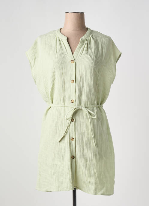 Robe courte vert GRACE & MILA pour femme