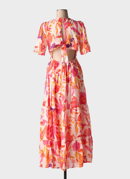 Robe longue orange LILI & LALA pour femme