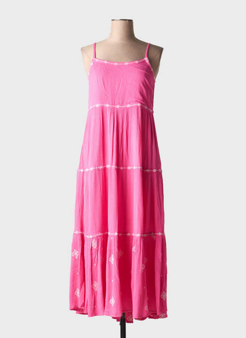 Robe longue rose LILI & LALA pour femme