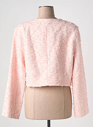Veste casual col rond rose CHOKLATE femme