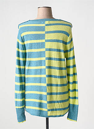 Pull coupe droite manches longues vert WHITE STUFF femme