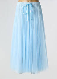 Jupe longue coupe droite bleu CHOKLATE femme