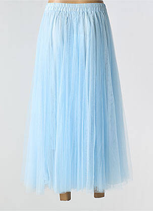 Jupe longue coupe droite bleu CHOKLATE femme