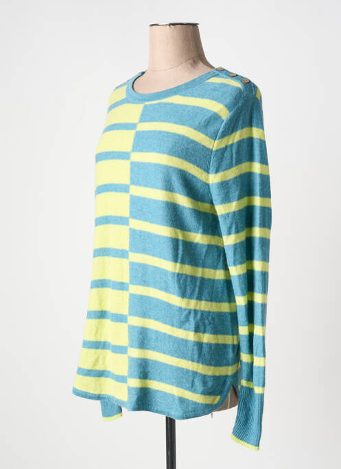 Pull col rond manches longues vert WHITE STUFF femme