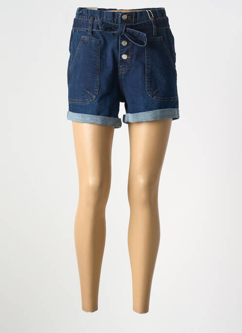 Short bleu NINA CARTER pour femme