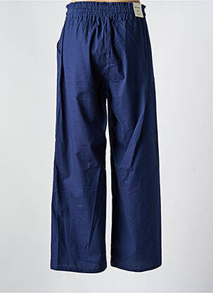 Pantalon large poches taille normale bleu NINA CARTER femme