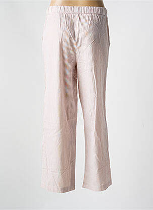 Pantalon large tissage popeline taille normale beige LILI & LALA femme