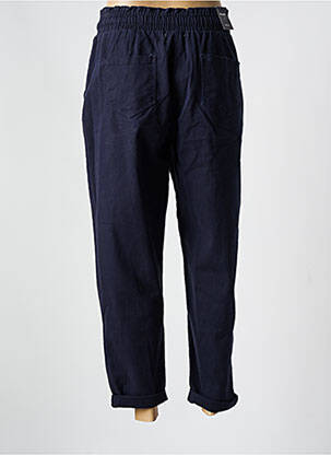 Pantalon 7/8 stretch taille normale bleu NINA CARTER femme