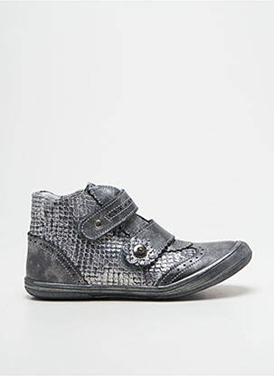Baskets voute plantaire bout rond gris BELLAMY fille