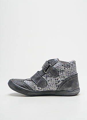 Baskets voute plantaire bout rond gris BELLAMY fille