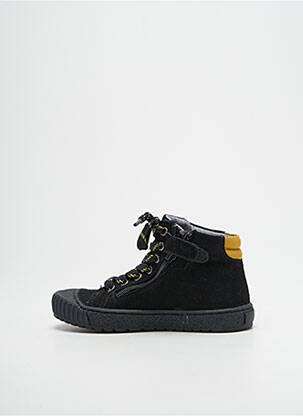 Baskets semelle amovible bout rond noir BELLAMY garçon