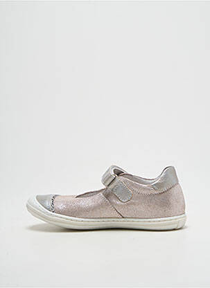 Ballerines tissage tissage pailleté bout rond argent BELLAMY fille