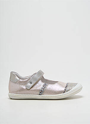 Ballerines impression bout rond argent BELLAMY fille