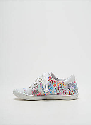 Baskets impression bout rond blanc BELLAMY fille