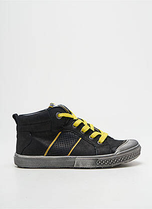 Baskets semelle amovible bout rond noir BELLAMY garçon