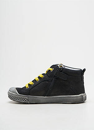 Baskets semelle amovible bout rond noir BELLAMY garçon