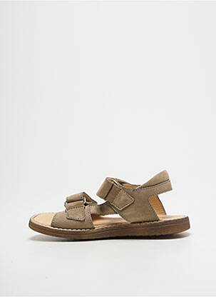Sandales/nu pieds nubuck bout ouvert vert BELLAMY garçon