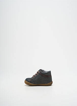 Bottillons fermeture lacets bout rond gris BELLAMY fille