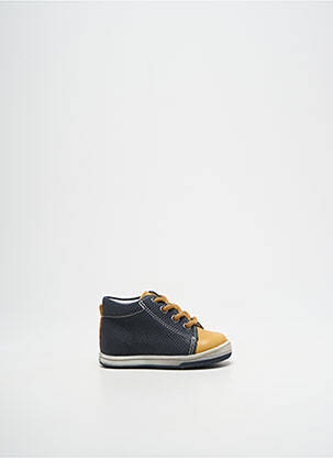 Bottillons fermeture lacets bout rond bleu BELLAMY garçon