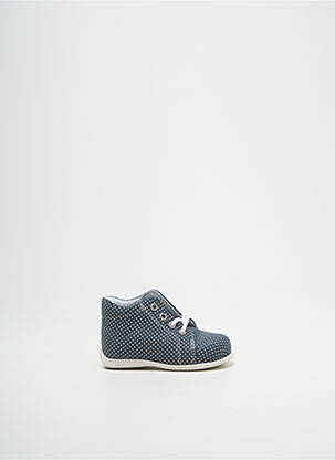 Bottillons impression bout rond bleu BELLAMY enfant