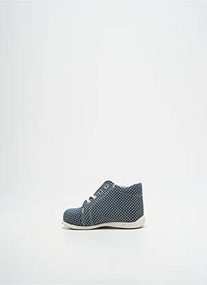 Bottillons impression bout rond bleu BELLAMY enfant