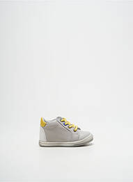 Bottillons tissage satiné bout rond gris BELLAMY garcon