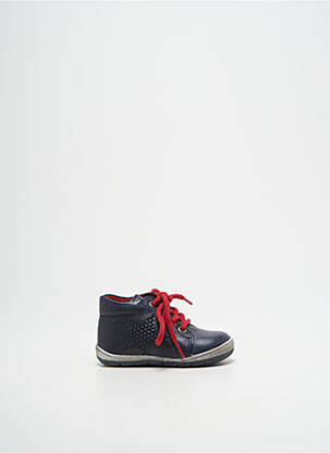 Bottillons fermeture lacets bleu BELLAMY garçon