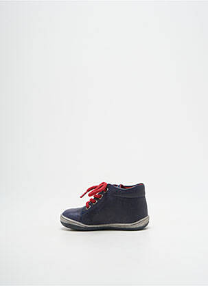 Bottillons fermeture lacets bleu BELLAMY garçon