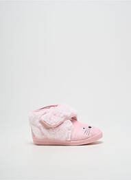 Chaussons/pantoufles fermeture scratch bout rond rose BELLAMY garcon
