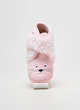 Chaussons/pantoufles fermeture scratch bout rond rose BELLAMY garcon