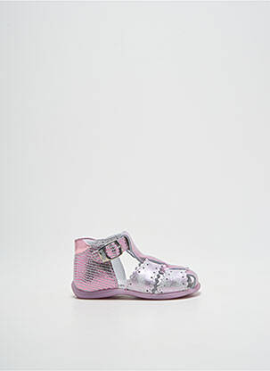 Sandales/nu pieds bout rond bout rond rose BELLAMY fille