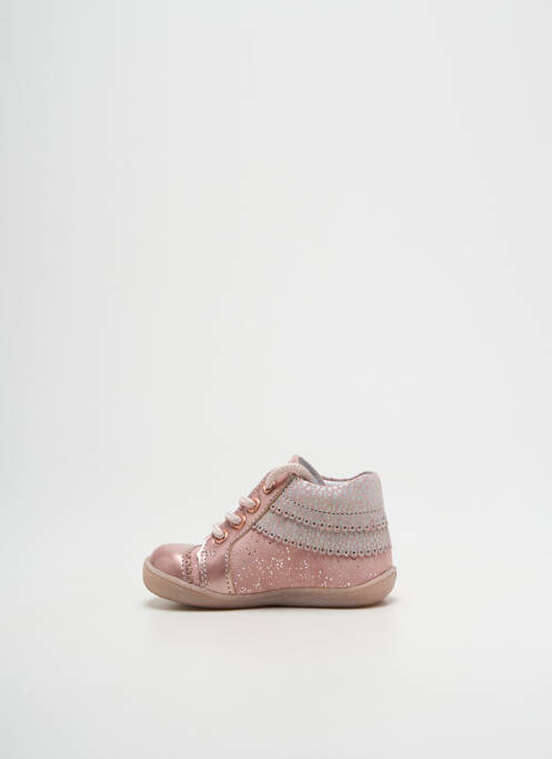 Bottillons rose BELLAMY pour fille