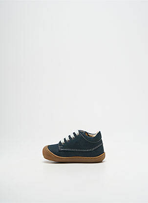 Bottillons nubuck bout rond bleu NATURINO garçon