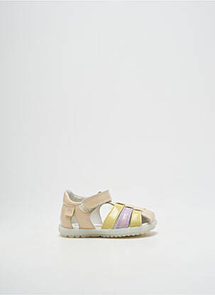 Sandales/nu pieds tissage vernis bout rond beige NATURINO fille