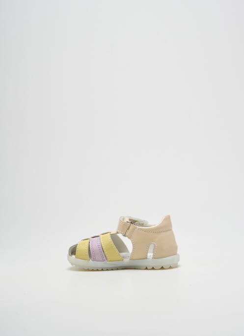 Sandales/nu pieds tissage vernis bout rond beige NATURINO fille