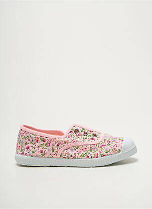 Slip ons semelle amovible bout rond rose CIENTA fille