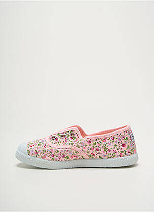 Slip ons semelle amovible bout rond rose CIENTA fille