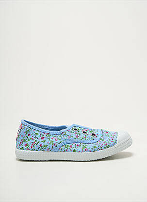 Slip ons semelle amovible bout rond bleu CIENTA fille