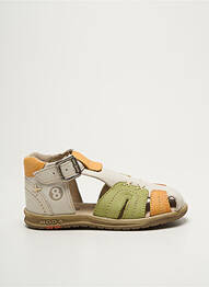 Sandales/nu pieds fermeture boucle(s) bout rond vert MOD8 garcon
