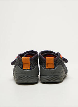 Chaussons/pantoufles fermeture scratch bout rond gris BIOMECANICS garçon