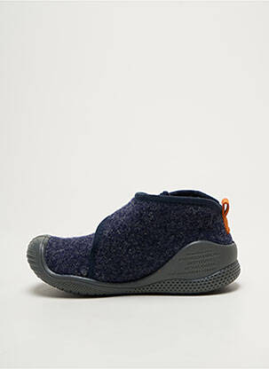 Chaussons/pantoufles fermeture scratch bout rond bleu BIOMECANICS garçon